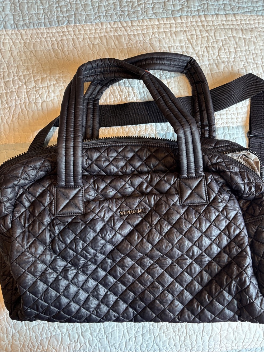 Like New MZ Wallace Black Jimmy Deluxe I Duffel